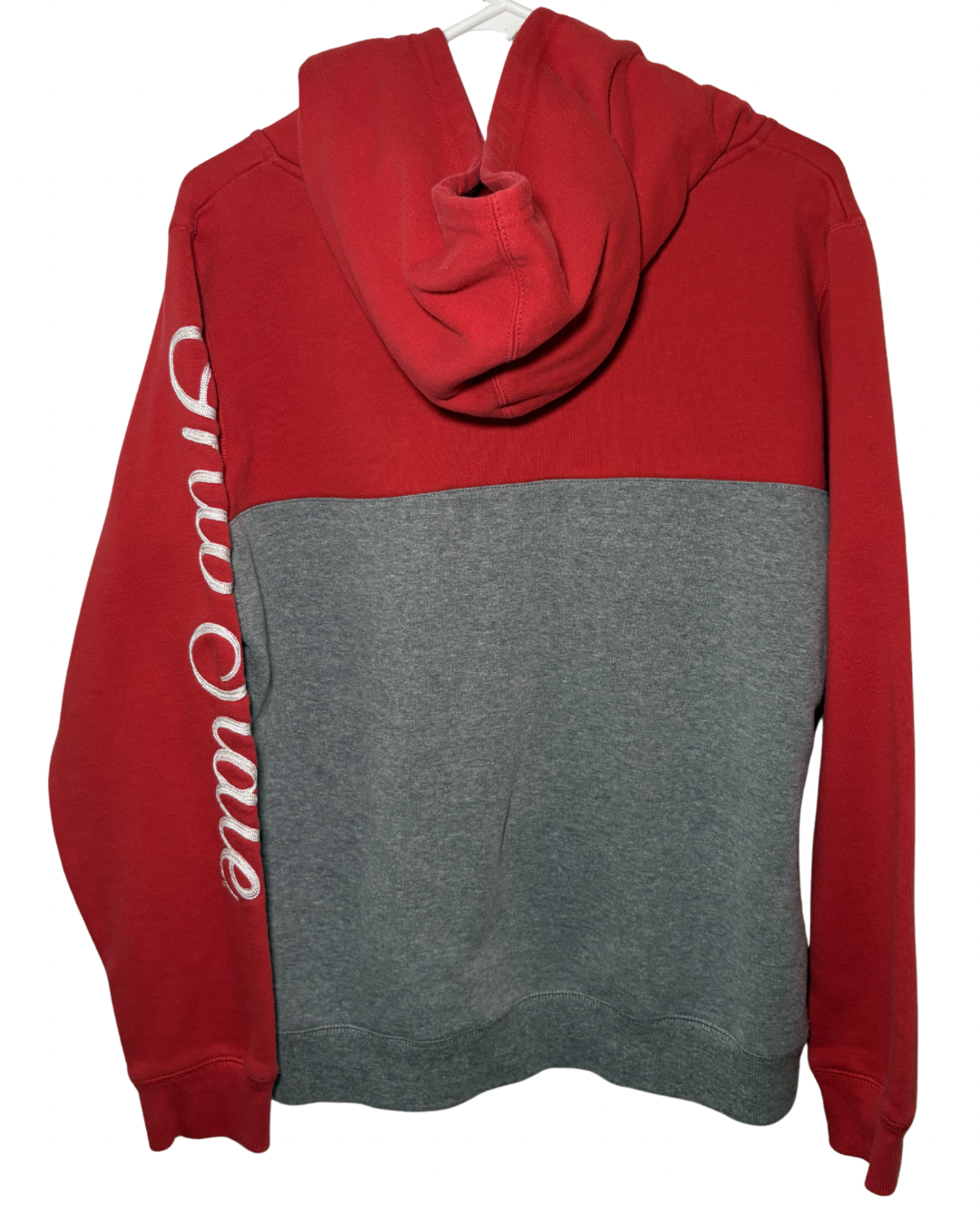 OSU Tie Up Embroidered Hoodie- L
