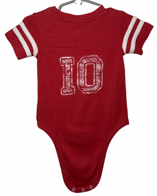 “OH” Short Sleeve Onsie- 3-6M