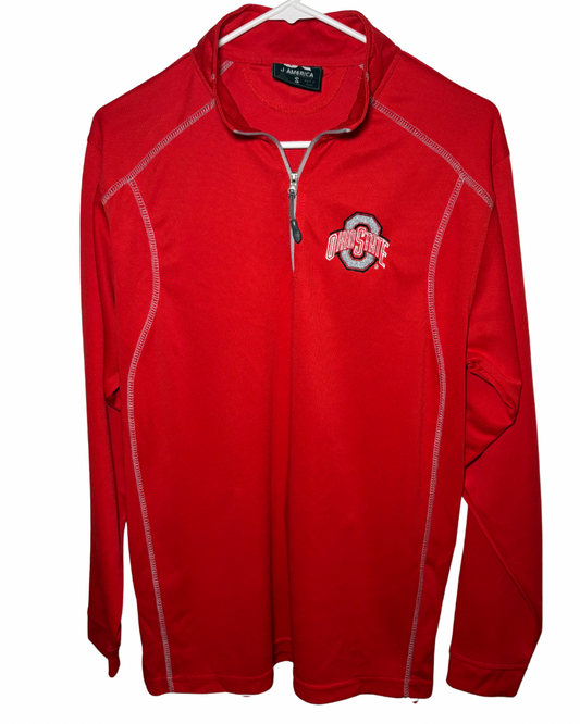 Ohio State 1/4 Zip Pull Over- S