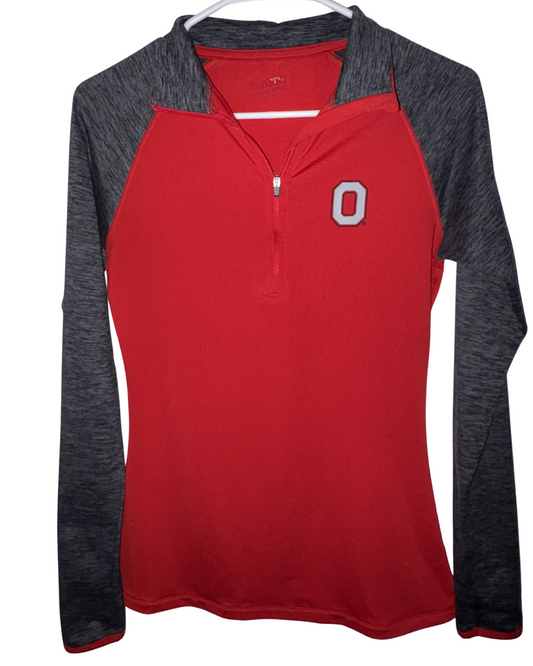 Block O 1/4 Zip Pullover Long Sleeve- S