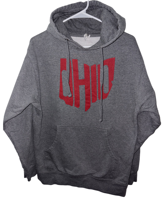 OHIO Long Sleeve Hoodie- M