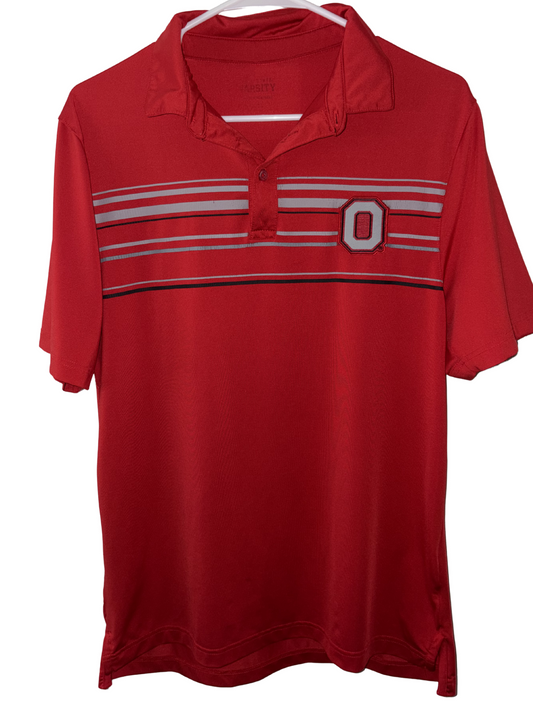 Block O Short Sleeve Graphic Polo-S