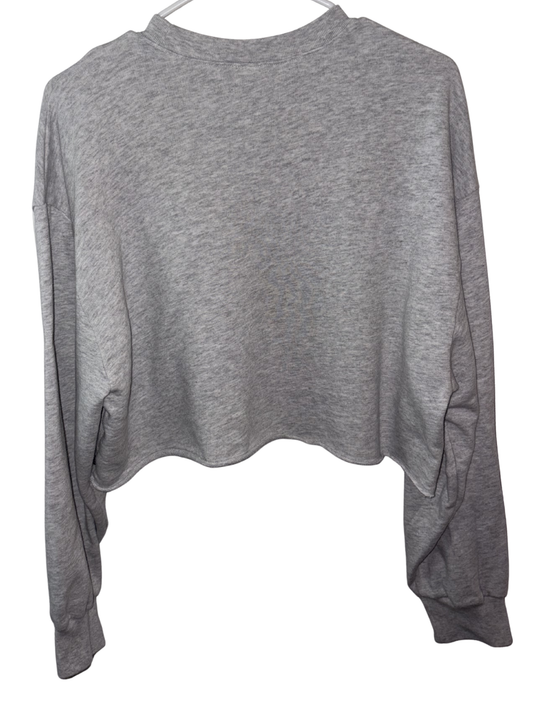 VS PINK Buckeyes Cropped Crew Neck-S
